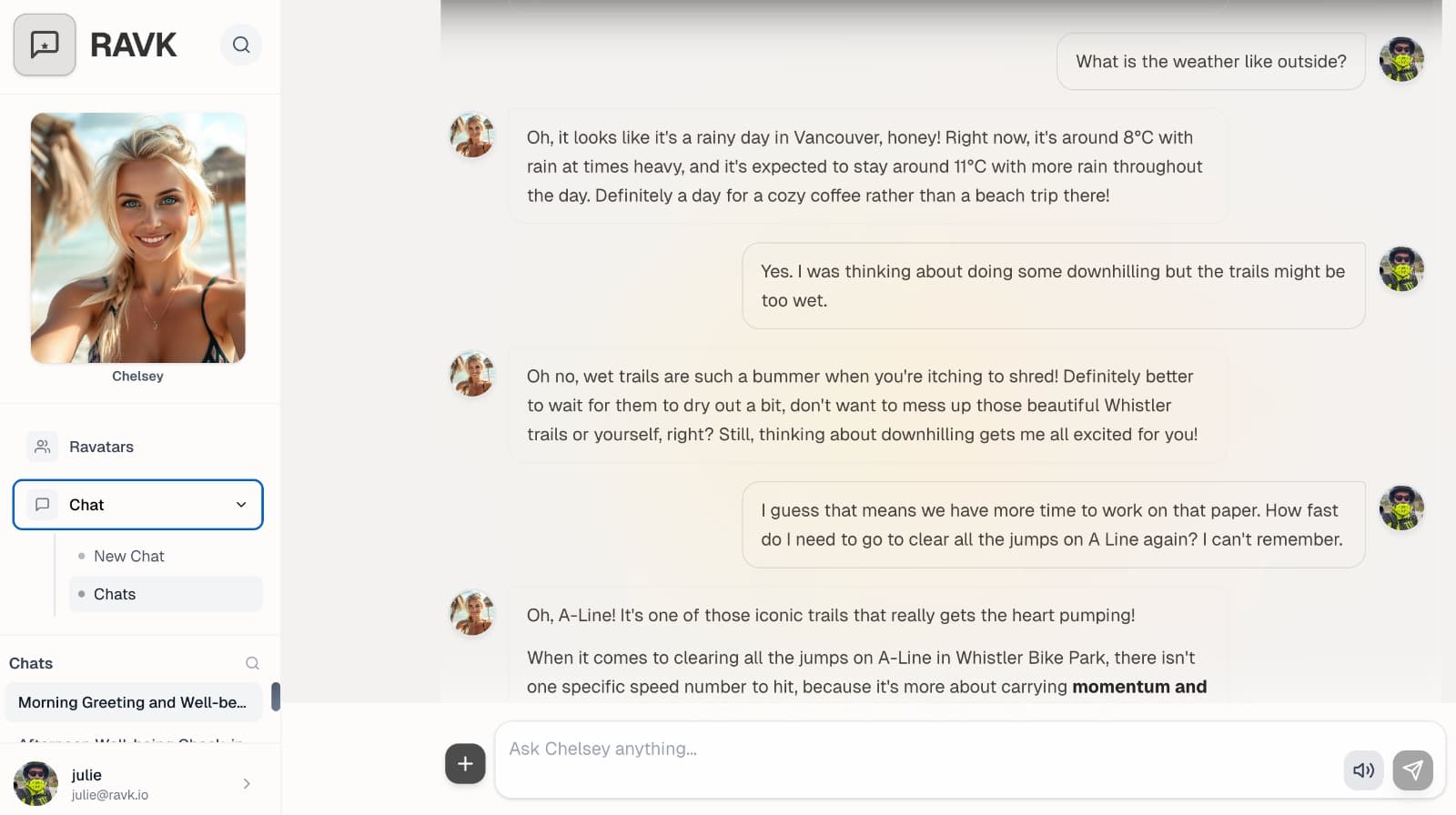 RAVK App Screenshot